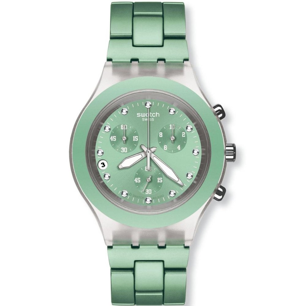Mint Green Swatch - Swiss Watch